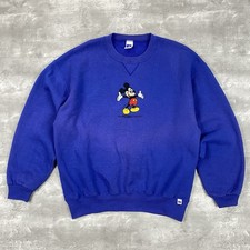 vintage 90s THE WALT DISNEY COMPANY Mickey Mouse RUSSELL SWEATSHIRT Mens XL