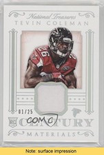 2015 Panini National Treasures Holo Silver 1/25 Tevin Coleman #CM-TC READ z5i