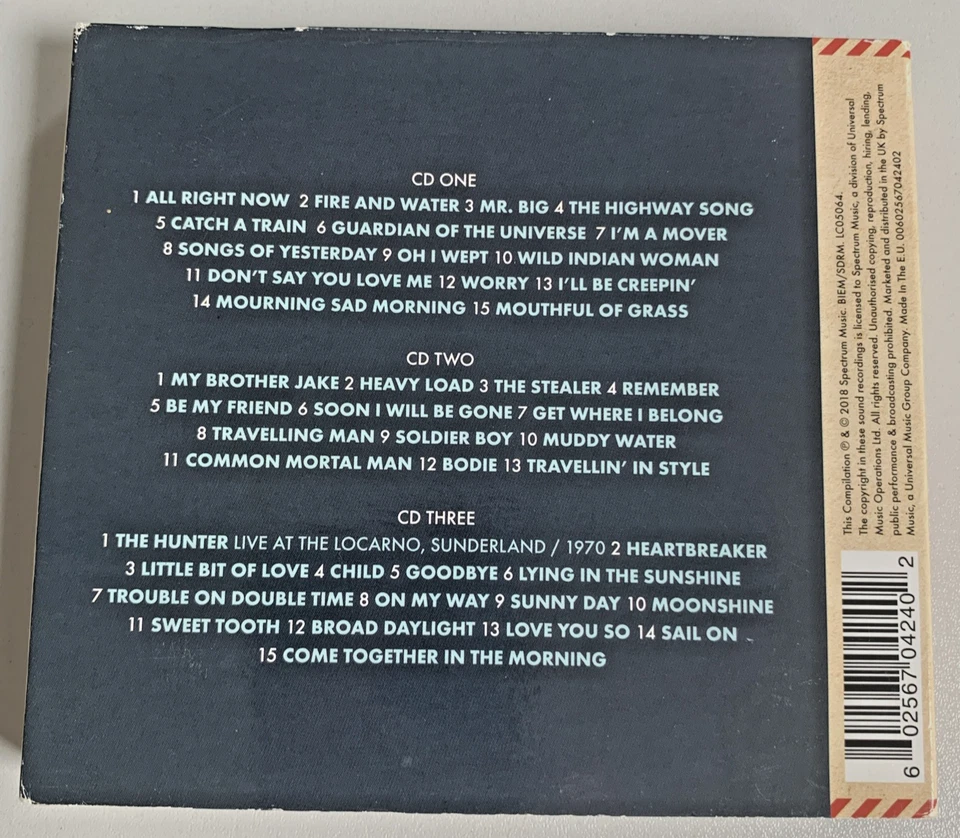 3 CD Free - All Right Now - The Essential - 43 Greatest Hits - Best Of -Digipack - Bild 3 von 4