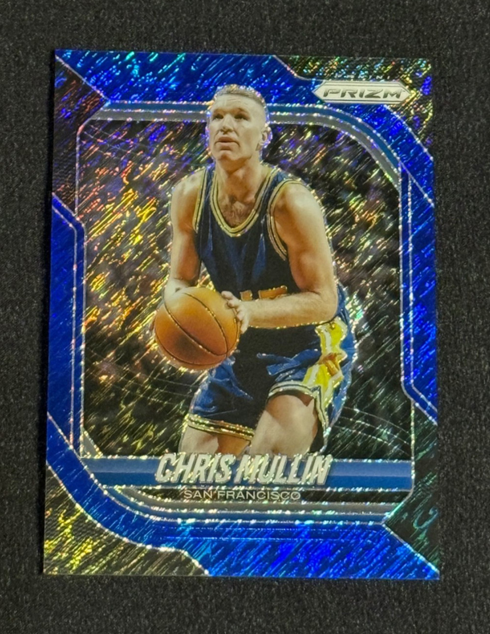 2025-26 PRIZM CHRIS MULLIN BLUE SHIMMER FOTL /15 #179