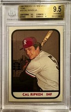 1981 TCMA ROCHESTER RED WINGS #15 CAL RIPKEN JR. BGS 9.5 - HOF