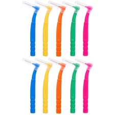  2 Pack Interdental Brush Soft Tooth for Adults Flossing Brushes Flosser Head