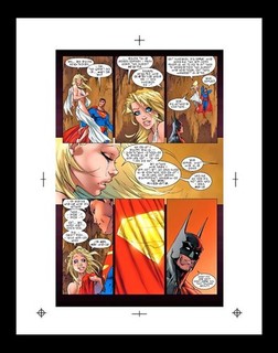 Michael Turner Superman/Batman #8 Rare Production Art Pg 19