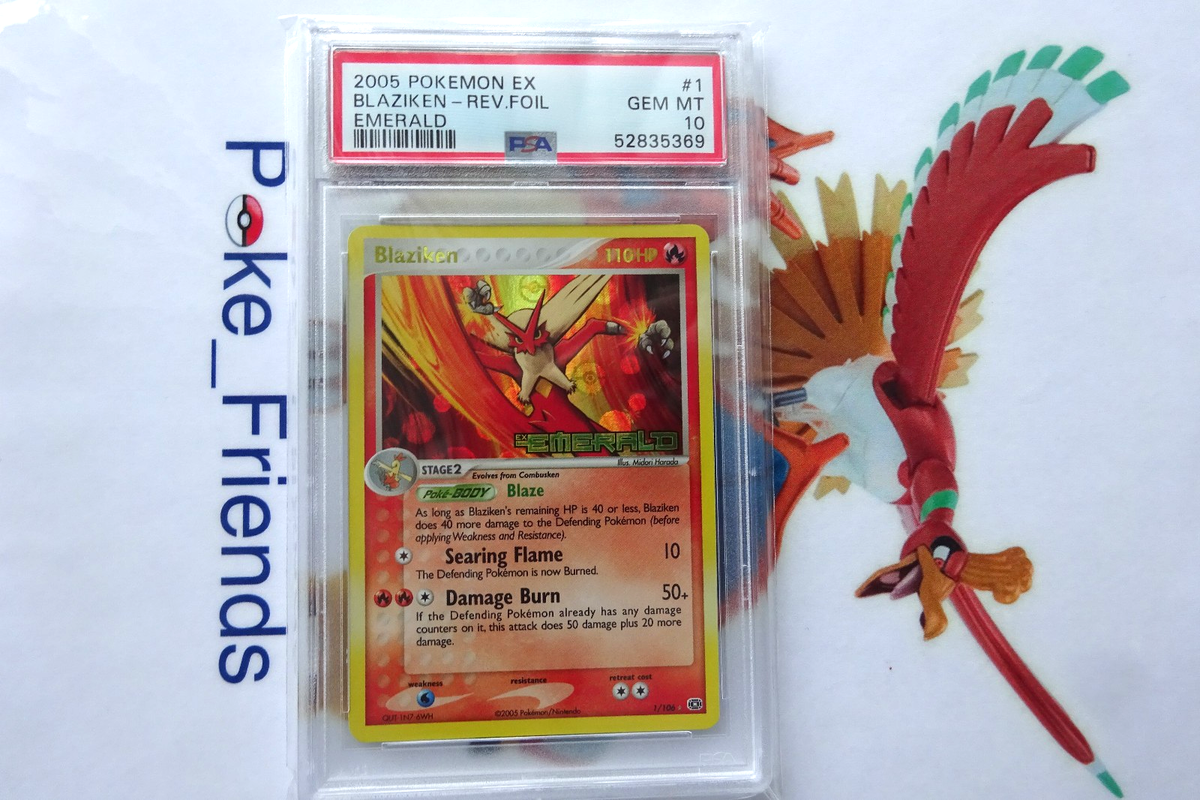 Pokemon Blaziken EX Emerald Reverse Holo Foil Stamped PSA 10 | eBay Pokemon Blaziken EX Emerald Reverse Holo Foil Stamped PSA 10 | eBay