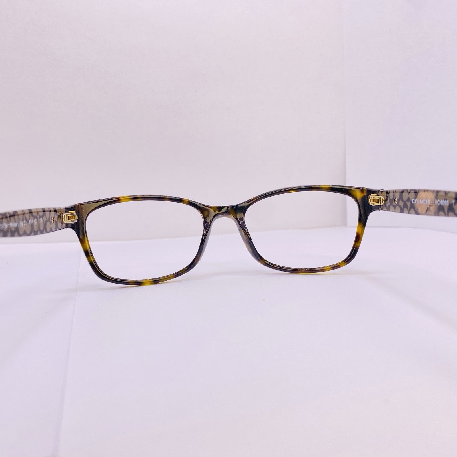Coach Authentic Eyeglasses HC 6065 5291 Dark Tortoise Military Sig 49 [] 17 135 thumbnail 7