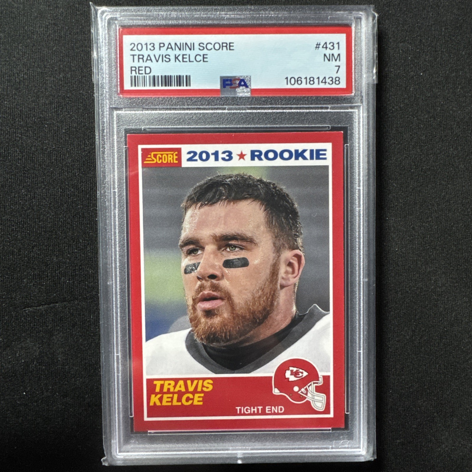 2013 Score - 2013 Rookie Travis Kelce #431 Red (RC)