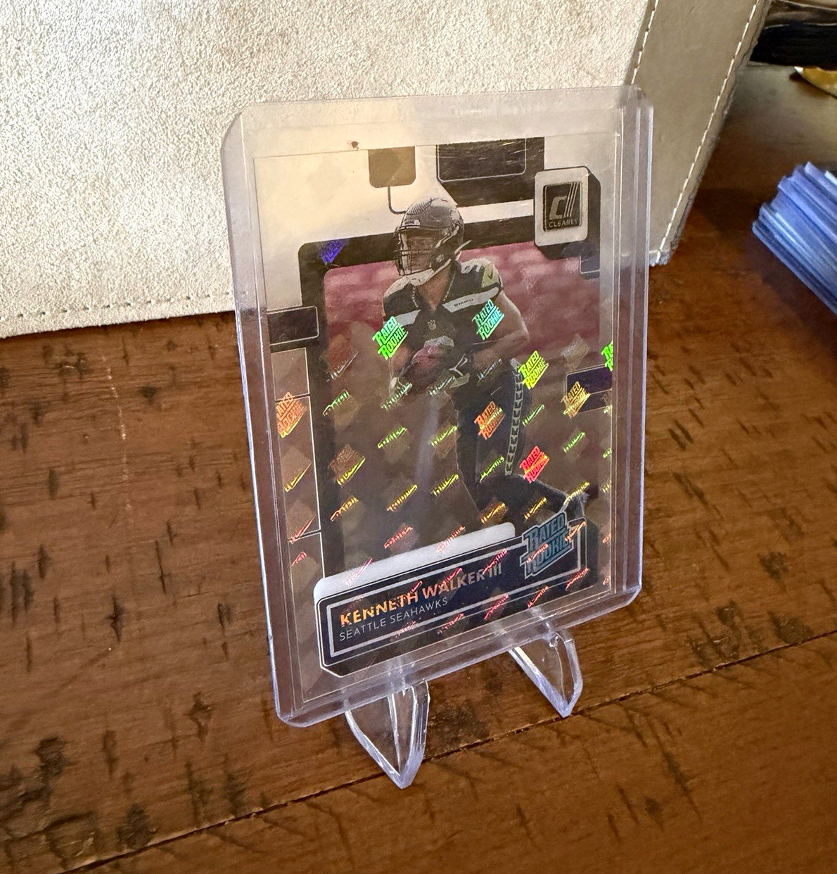 Panini 2022 Clearly Donruss Kenneth Walker III #68 Rated Rookie (RC) case hit!