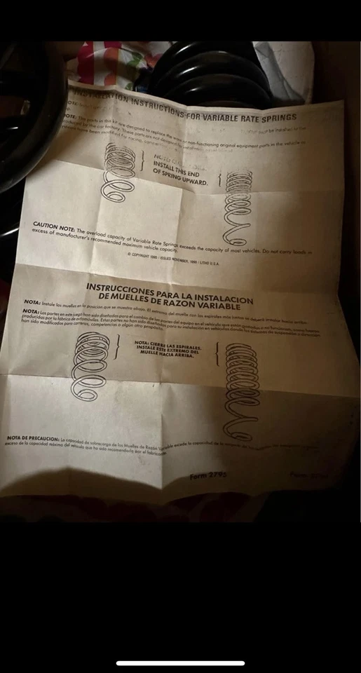Par de molas helicoidais dianteiras Ford Truck Bronco 1975-1996 F100 F150  - Imagem 3 de 3