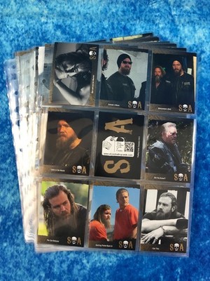 Sons of Anarchy Seasons 4 & 5 complete trading card base set by Cryptozoic 2015