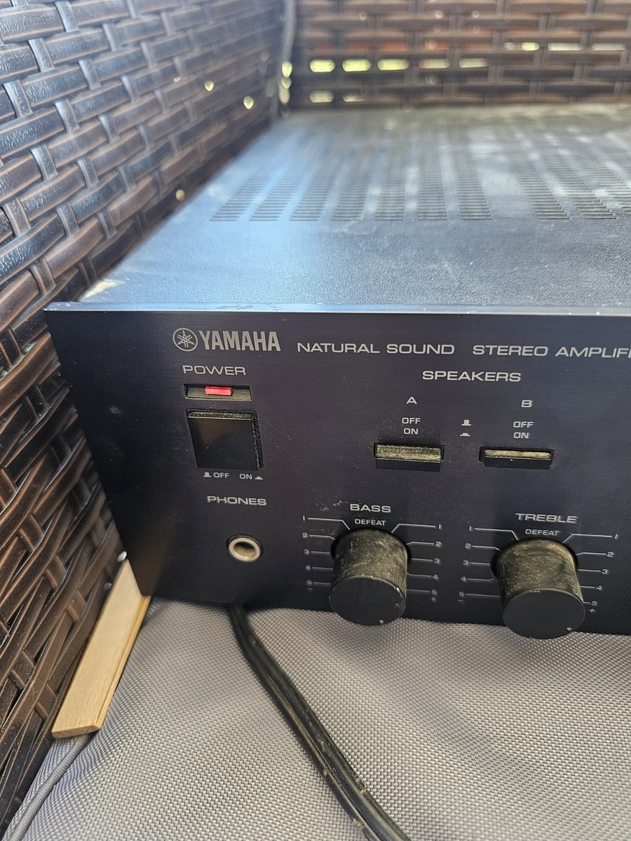 Vtg Yamaha A-500 Natural Sound Stereo Amplifier Untested As Is