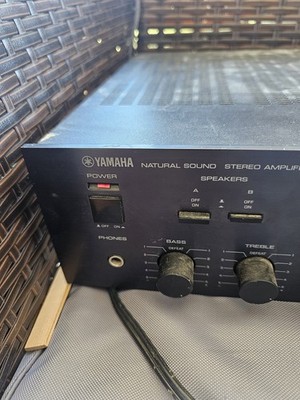 Vtg Yamaha A-500 Natural Sound Stereo Amplifier Untested As Is