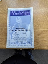 THE ORIGINAL ELVIS PRESLEY COLLECTION  BOOK  AND CERTIFIATE OF AUTHENTICITY*RARE