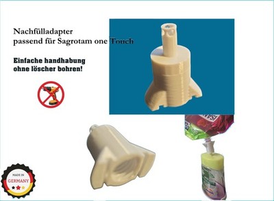 Nachfülladapter Nozzle Refill kompatibel mit Dettol/Sagrotan No Touch 