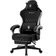 Gaming Chair Breathable Fabric Computer Chair with Pocket Spring Cushion