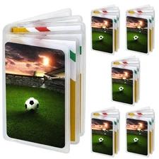 6 Page Wallet Insert Credit Card Holder Plastic Credit Card Sleeves Holder