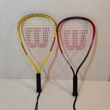 Lot of 2 Wilson Fire XT Airlite,Hyper Alloy Raquetball Raquets XS 3 7/8