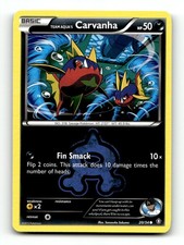 Team Aqua's Carvanha 20/34 Common Double Crisis Pokemon Near Mint on eBay