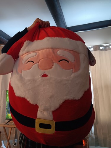 Squishmallow 14” Santa Claus Nick Christmas 2021 Has Some Danage - Afbeelding 1 van 4