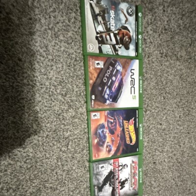 Xbox One Game Lot - Skate 3, WRC 5, Hot Wheels Unleashed, MXGP 2, Multiplayer