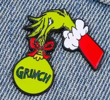 THE GRINCH enamel pin - How the Grinch Stole Christmas - FREE SHIPPING
