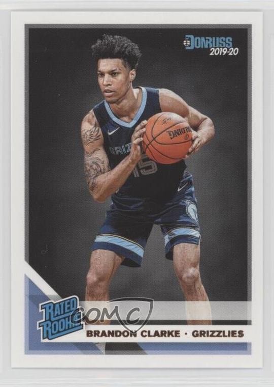 2019-20 Panini Donruss Rated Rookie Brandon Clarke #220 Rookie RC 0d78