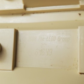 2008 LEGO "Loot Island" #6241  Tan Baseplate #64649 6 Dark Tan Inserts #2476