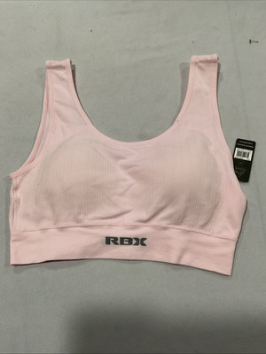 RBX Women s Pink Color Padded Bra Size XL