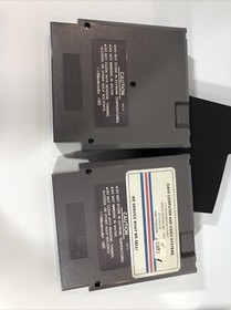 NES Ninetendo Game Lot Of 7 Dr Mario Wall St Kid Air Wolf Operation Wolf Untest