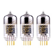 Brand New Matched Trio 3 Genalex Gold Pin Lion Reissue 6922 / E88CC Tubes