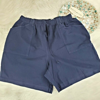 white stag women's pull on cotton shorts