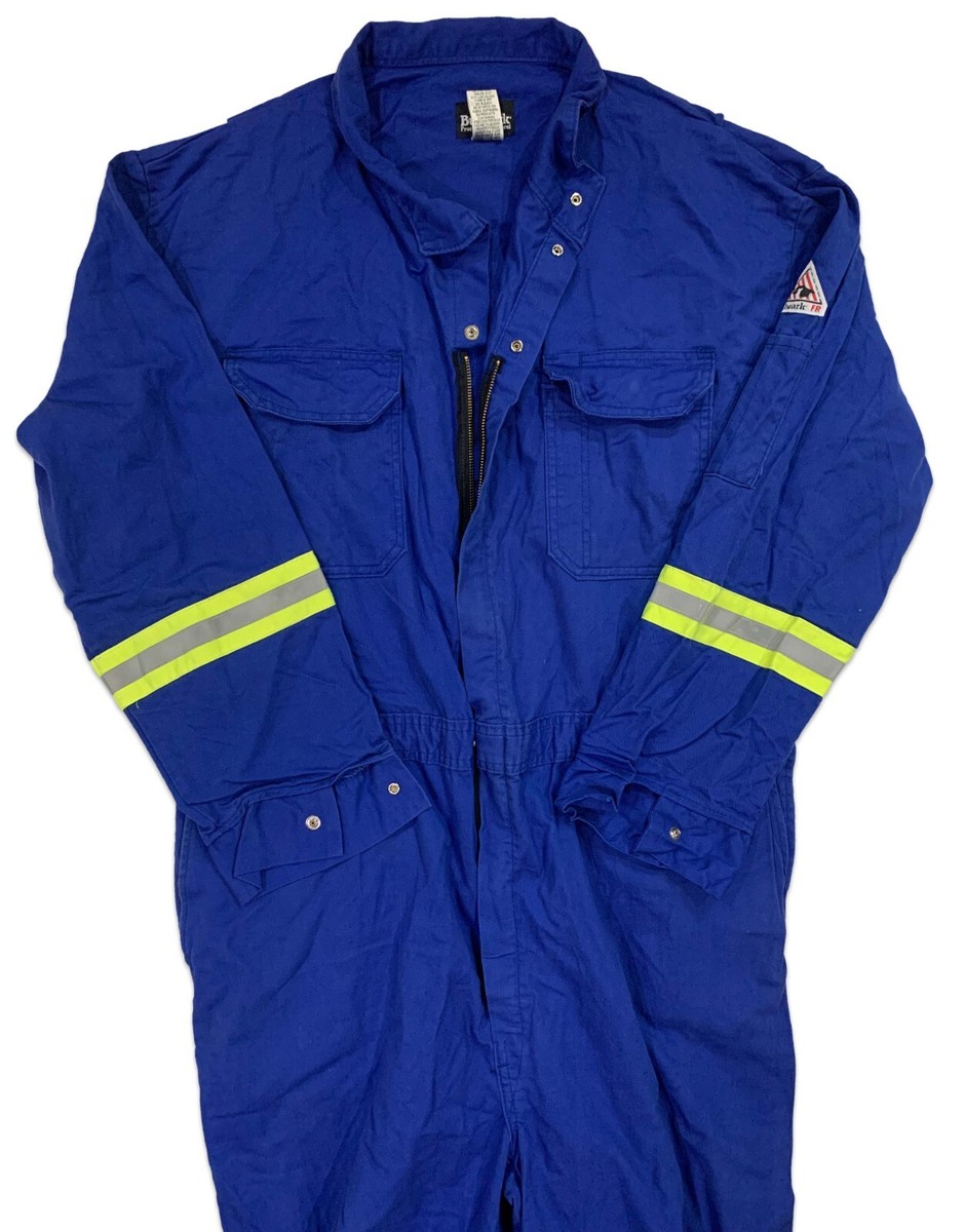 Bulwark Flame Resistant Clothes FR Coverall Reflective Safety Work