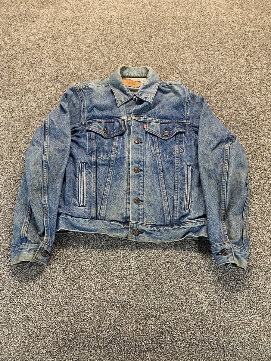 Levi's リーバイス 71506-0214 デニムジャケット 40L Vintage Levis Jean Jacket Adult 40 L Blue Denim Trucker