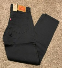 LEVI'S 502 REGULAR TAPER PANT JEAN DARK GRAY 29X32 0049 U48