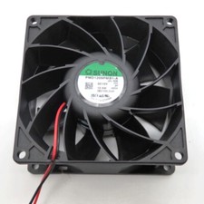 Sunon DC12V 12.5W 92x92x38mm DC Fan w/ 2-Wire Leads PMD1209PMB1-A. 2 .GN