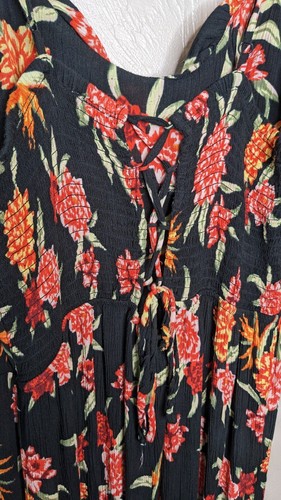 Tuta imbottita Derek Heart Juniors XLarge floreale gamba larga schiena smocked - Foto 6 di 8