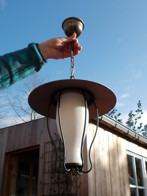 Seltene 50er Jahre Pendelleuchte Philips Lampe