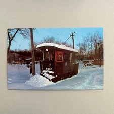 No. 9800 Mini Branford Trolley Museum East Haven, CT Urban Railway Postcard AA