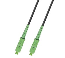 15M SC-APC-SC-APC Outdoor Armored Fiber Optic Cable Simplex Singlemode 9/125