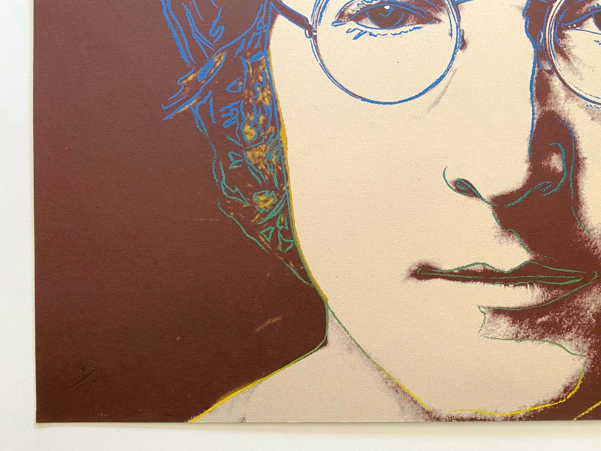 【限定希少品！】アンディ・ウォーホル 「John Lennon」（23/100） ANDY WARHOL RARE 1986 