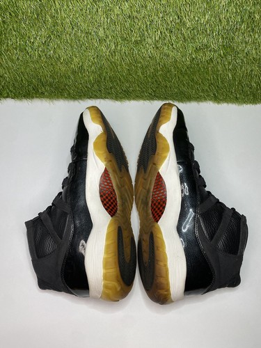 Air Jordan 11 72-10 Retro High Size 13 Mens Black Sneakers 2015 378037-002 - Picture 8 of 11