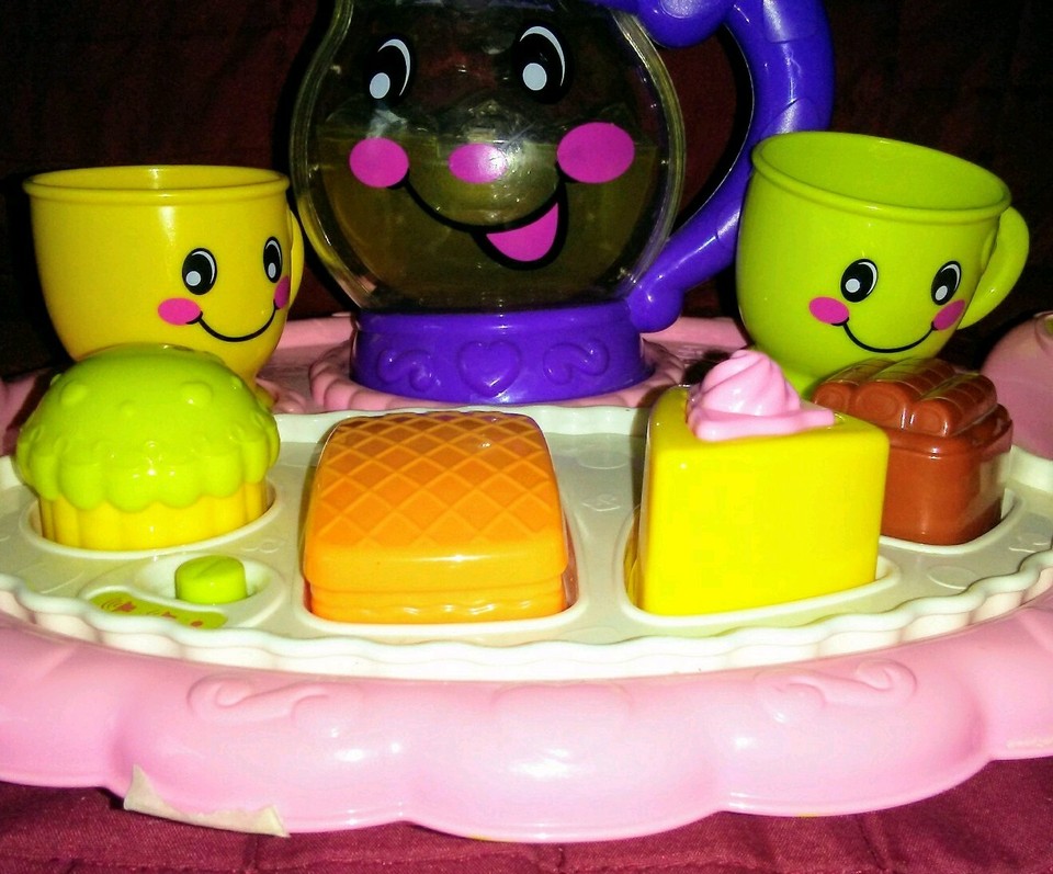 Vtech Learn & Discover Pretty Party Playset Complete Pink Music Sounds ...