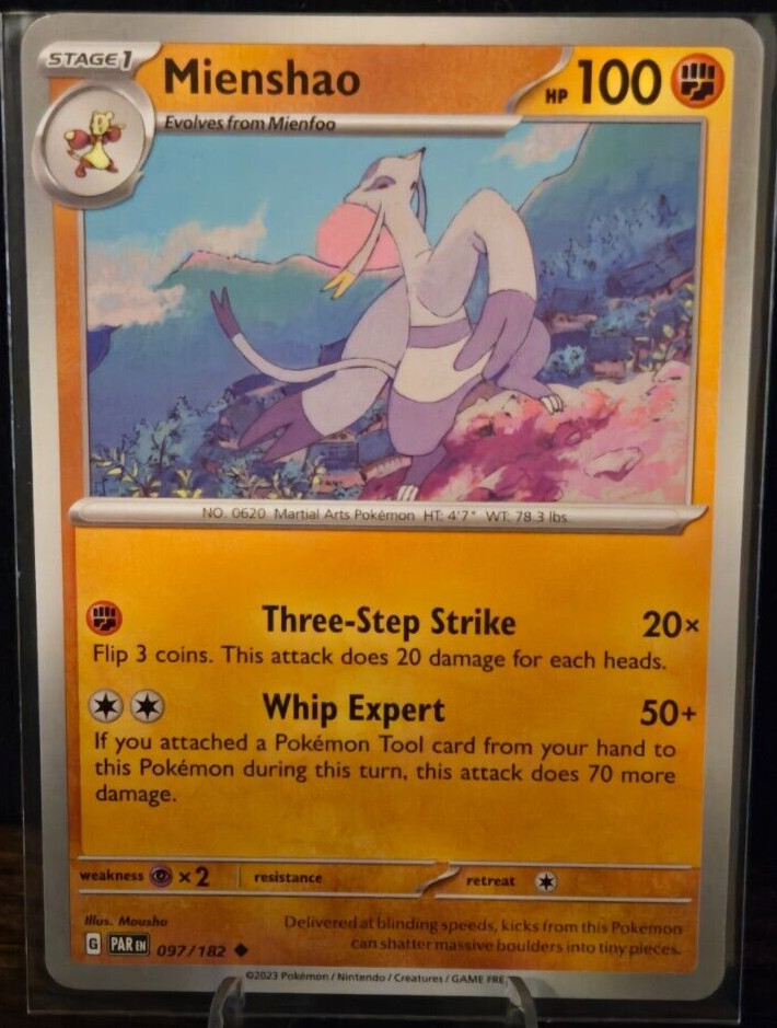Pokémon TCG - Mienshao - 97/182 - Paradox Rift
