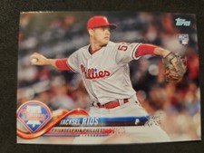 2018 Topps Series 2 Base #551 Yacksel Rios - Philadelphia Phillies RC