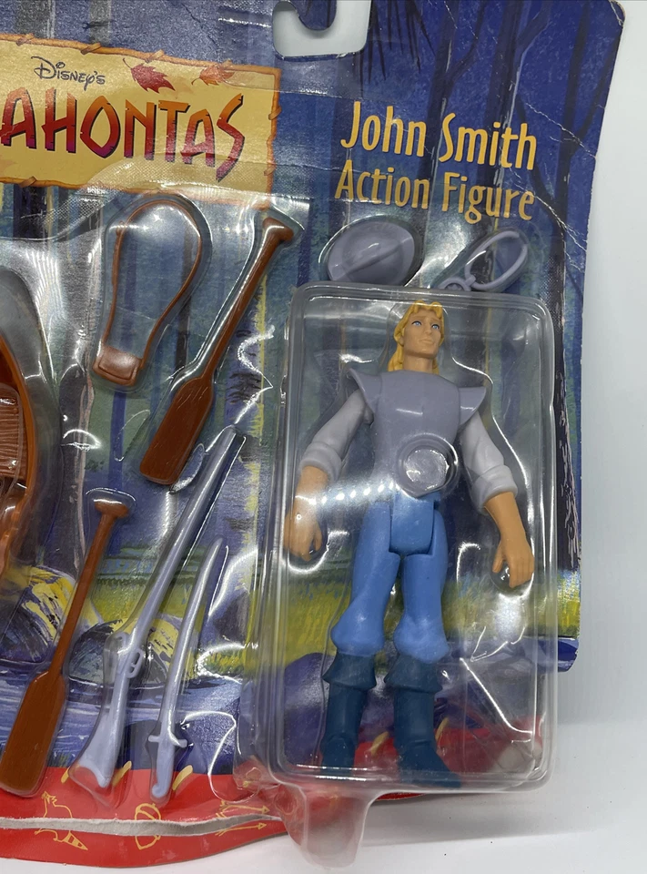 Винтажный 1994 Mattel Disney Покахонтас капитан Джон Смит фигурка см. фотографии - Изображение 2 из 3