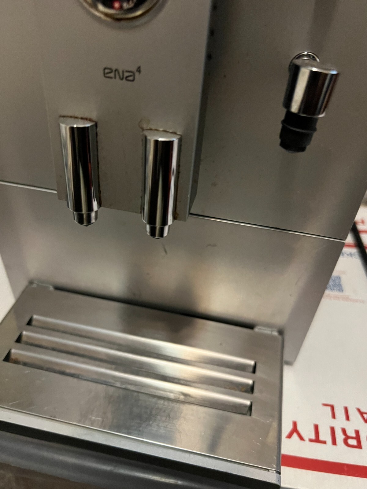 Jura Capresso ENA 4 BLACK SILVER Espresso Machine UNTESTED FOR PARTS OR