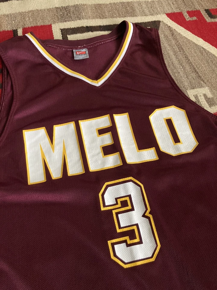 Camiseta deportiva vintage Nike para hombre XL Melo Carmelo Anthony Flight Team camiseta baloncesto Foto 3 de 4
