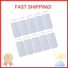 10 Pieces Large Electrode Pads - Premium Reusable TENS Unit Pads with Standard 2