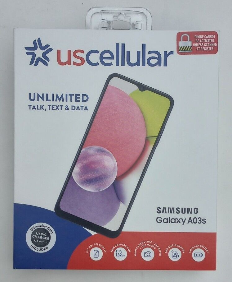 Galaxy A03s (US Cellular) Phones - SM-A037UZKAUSC