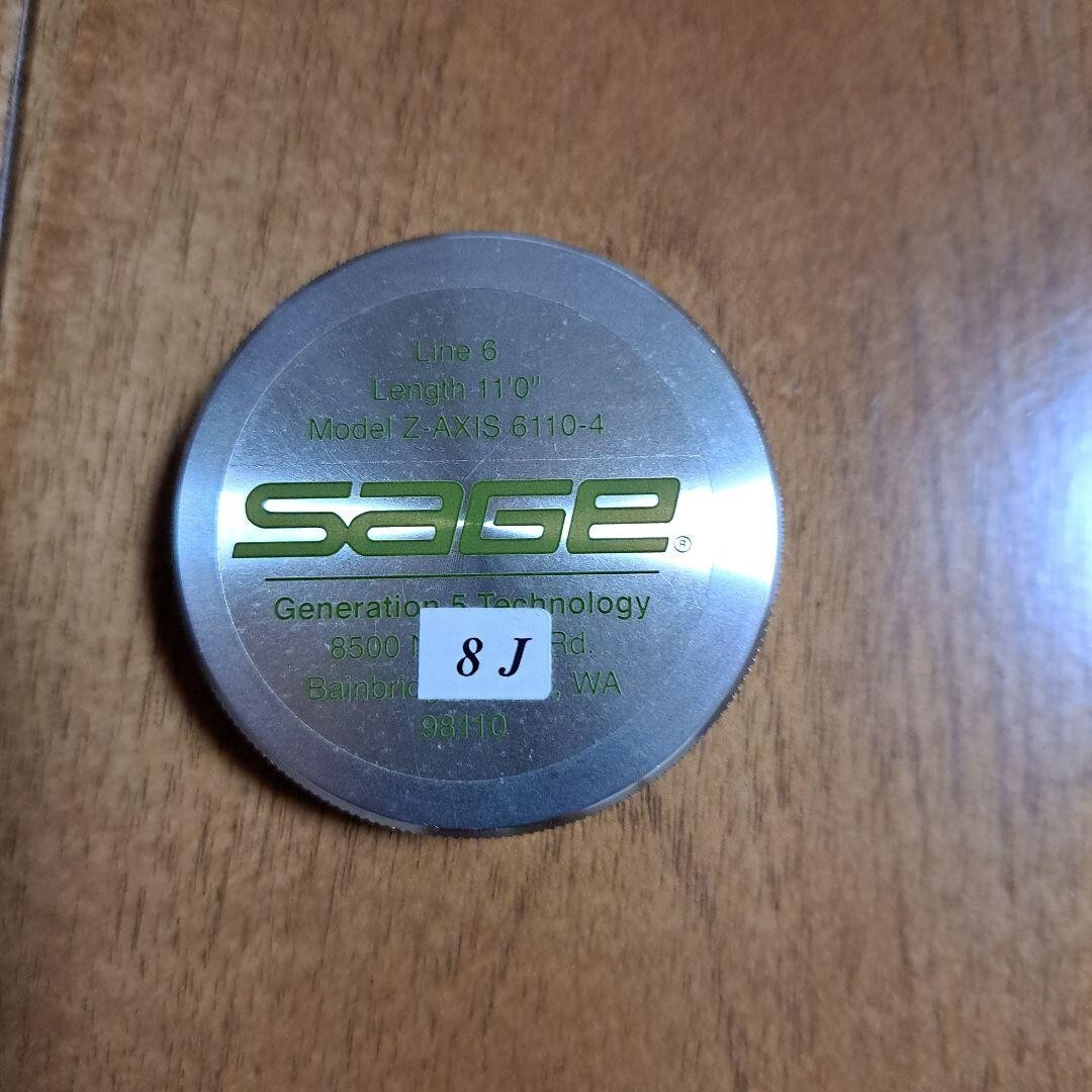Sage Z-AXIS 6110-4 #6 11'0” with stock aluminum case and rod Sage Z-AXIS 6110-4 #6 11'0” with stock aluminum case and rod