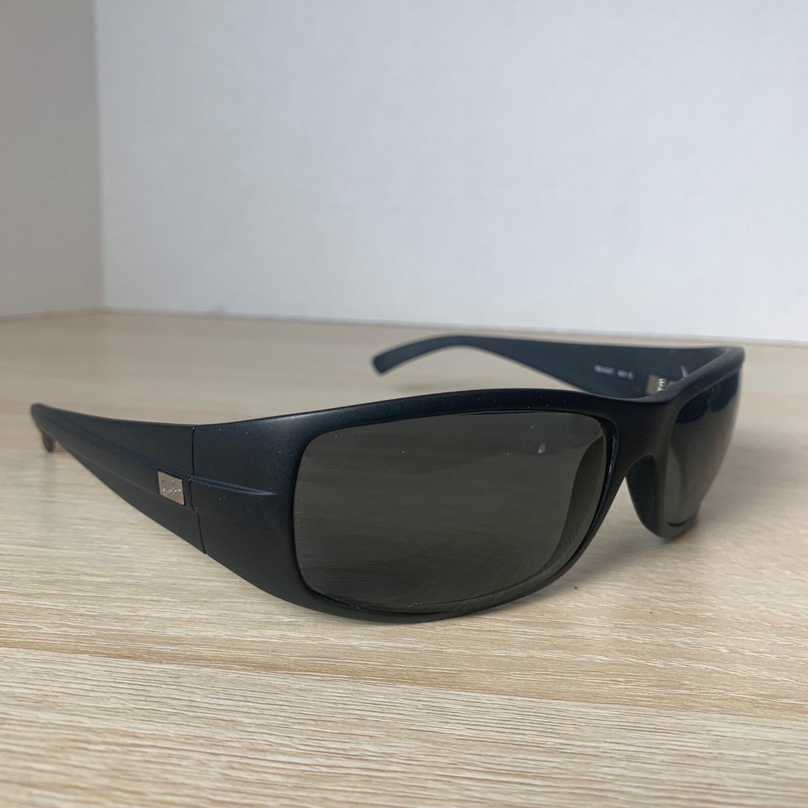 Ray-Ban RB4057 601-S Sunglasses Wrap Black FRAMES ONLY Made in Italy